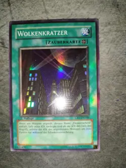 Yu-Gi-Oh! Wolkenkratzer Super Rare CRV-DE048 1. Auflage Deutsch Near Mint Held - Image 1