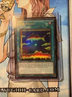 YuGiOh! LED9-EN020 Fish Sonar 1st Edition Ultra Rare NM - Image 1