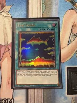 YuGiOh! LED9-EN020 Fish Sonar 1st Edition Ultra Rare NM - Image 3