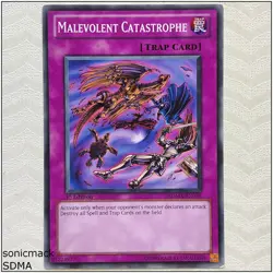 Malevolent Catastrophe - SDMA-EN035 - Common 1st Edition Yugioh - Image 1
