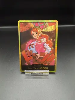 DON!! Card (Nami) (Gold) DON!! EB-03 Extra Booster: One Piece Heroines Edition - Image 1