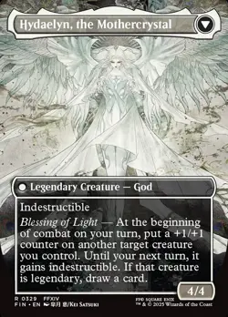 Venat, Heart of Hydaelyn (Borderless) #329 (Foil) NM Final Fantasy FIN Magic MTG - Image 2