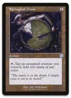 Springleaf Drum #55 (LP) Brothers' War BRR Magic MTG - Image 1