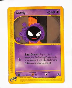 Gastly 109/165 Expedition Base Set Common 40 HP 2002 Pokemon TCG Card English - Image 1