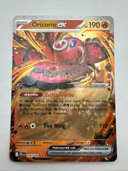 Pokemon TCG Oricorio ex 018/094 Phantasmal Flames Double Rare Holo Card - Image 1