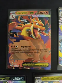 Mega Charizard Y ex 022/217 And Other Mega EXs Lot Of 9 Ascended Heroes Cards - Image 2