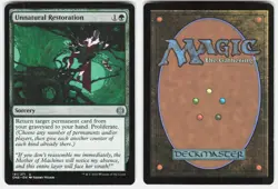 Unnatural Restoration 191 Phyrexia: All Will Be One Magic: The Gathering LP - Image 1
