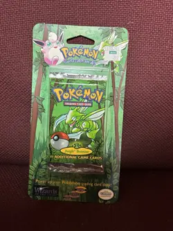 Wizards of the Coast 1999 Pokemon Jungle Booster Pack Still In Holder Super RARE 742818061384 - Image 1