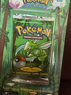 Wizards of the Coast 1999 Pokemon Jungle Booster Pack Still In Holder Super RARE 742818061384 - Image 2
