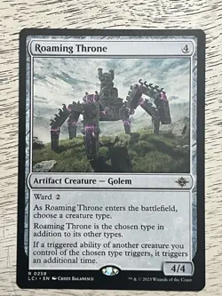 Magic: The Gathering Roaming Throne Ixalan Regular Rare Golem 258 2023 MTG NM - Image 1
