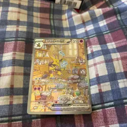 Pokemon Co 2023 Alakazam ex 201/165 SV 151 SIR Full Art Holo - Image 1