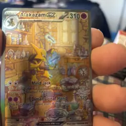 Pokemon Co 2023 Alakazam ex 201/165 SV 151 SIR Full Art Holo - Image 3