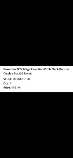 Pokemon Pitch Black Booster Box PRE-SALE 7/17/2026 - Image 2