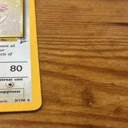 Chansey 3/130 Base Set 2 Holo Rare 120 HP English Pokemon TCG - Image 3