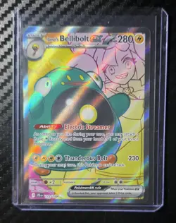Pokemon TCG Iono's Bellibolt EX Full Art Ultra Rare Holo Card 172/159 - Image 1