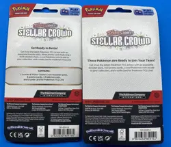 Lot of 2 PoKeMoN TCG Booster Packs Scarlet & Violet STELLAR CROWN NEW - Image 2