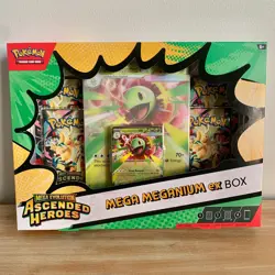 Pokemon Mega Evolution Ascended Heroes Mega Meganium Ex Box NEW SEALED TCG - Image 1