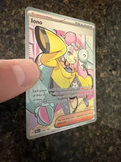 Pokemon 2023 Paldea Evolved Iono FA SAR #254/193 - Image 3