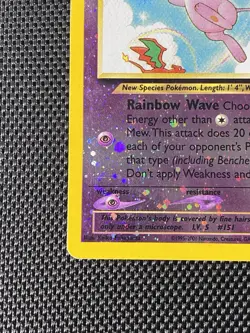 Pokemon 2001 Southern Islands Promo Reverse Holo Mew 1/18 - Image 5