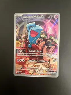 Team Rocket's Wobbuffet 203 SV Promo Holo EN - Image 1