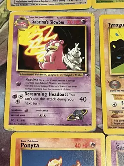 Vintage Pokemon Rare And Trainer Card Lot Cards Some DMG some LP shadowless 21 - Image 3