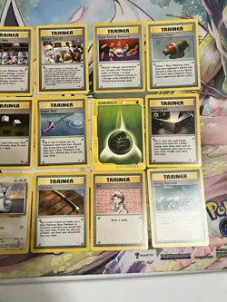 Vintage Pokemon Rare And Trainer Card Lot Cards Some DMG some LP shadowless 21 - Image 5
