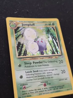 Pokemon TCG Jumpluff Neo Genesis 7/111 Holo Rare 1st Edition HP70 English 2000 - Image 2