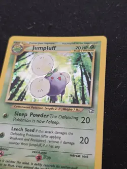 Pokemon TCG Jumpluff Neo Genesis 7/111 Holo Rare 1st Edition HP70 English 2000 - Image 3