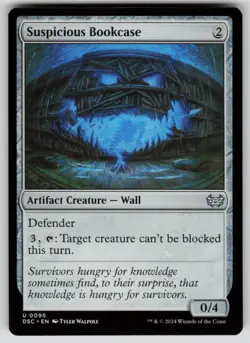 Suspicious Bookcase Uncommon Commander: Duskmourn: House of Horror 95 MTG NM - Image 1