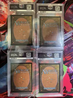 1998 MTG DCI Lightning Bolt Judge Promo Foil PSA 6 Playset 4x Consecutive Cert#s - Image 2