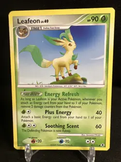 Leafeon 45/111 Non-Holo Rising Rivals Pokemon TCG Card 2009 - Image 1
