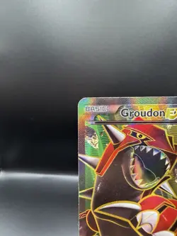 Pokemon TCG Groudon EX 150/160 Ultra Rare Full Art Foil XY Primal Clash HP - Image 2