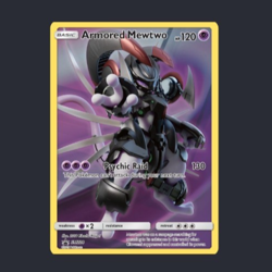 Armored Mewtwo SM228 Holo Sun & Moon Promo Pokemon Card - Image 1