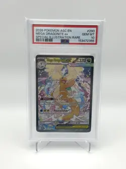 Mega Dragonite EX 290/217 - Pokemon TCG - Ascended Heroes - SIR - PSA 10 - Image 1