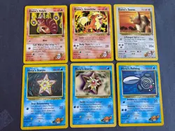 Pokemon TCG Vintage Gym Heroes/Gym Challenges 6 Card Lot - Image 1