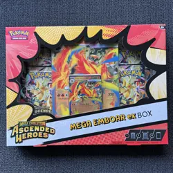 Pokemon TCG Ascended Heroes Mega Feraligatr Meganium Emboar Ex Boxes FULL SET - Image 3