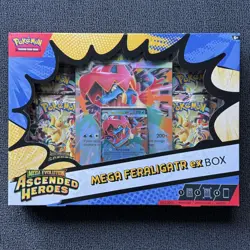Pokemon TCG Ascended Heroes Mega Feraligatr Meganium Emboar Ex Boxes FULL SET - Image 4