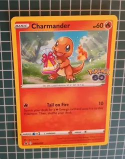 Pokemon Charmander SWSH232 Pokemon GO Promo Holo 60 HP English Basic w/ SWIRL - Image 4