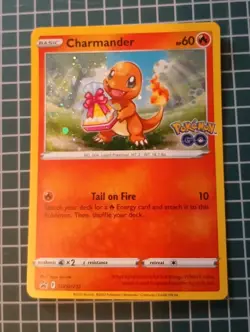 Pokemon Charmander SWSH232 Pokemon GO Promo Holo 60 HP English Basic w/ SWIRL - Image 5