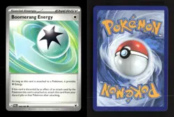 Boomerang Energy 166/167 Twilight Masquerade Reverse Holo NM/M Pokemon - Image 3