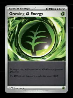 Growing Grass Energy 086/088 Perfect Order Reverse Holo NM/M Pokemon - Image 1
