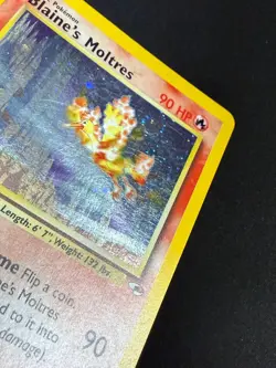 Blaine's Moltres - 1/132 - Holo Rare - Unlimited Edition (MP) Pokemon SWIRL - Image 3
