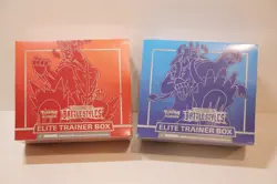 SEALED SET of 2 POKEMON Sword &Shield Battle Styles Elite Training Box BLUE+RED - Image 1
