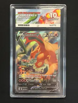 Charizard V Alternative Art 154/172 Pokemon Brilliant Stars Ace 10 - Image 1