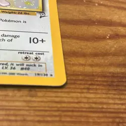 Wigglytuff 19/130 Base Set 2 Holo Rare 80 HP English Pokemon TCG 2000 WOTC - Image 4
