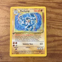 Machamp 8/102 Deck Exclusives 1st Edition Holo Rare 100 HP English Pokemon TCG - Image 1