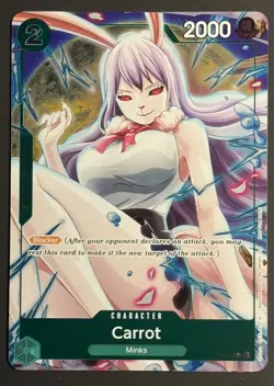 One Piece Card Game Carrot Character P-070 EN Special Foil 2000/2 - Image 1