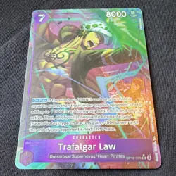 ONE PIECE Trafalgar Law (Alternate Art) OP12-073 SR Foil Legacy Master EN - Image 1