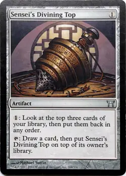 MTG Sensei's Divining Top Champions of Kamigawa Regular Card Near Mint - Image 1