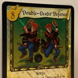 Harry Potter TCG Double-Beater Defense Spell Foil Rare Card 12/140 Near Mint - Image 4